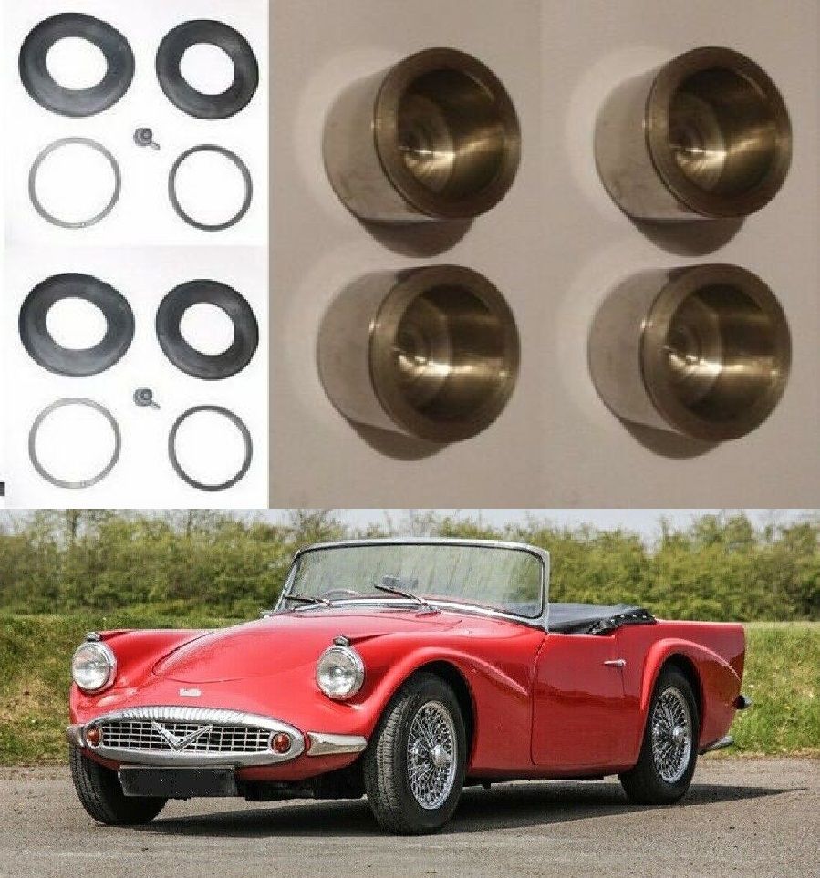 (x4) REAR BRAKE CALIPER PISTONS & SEALS (Daimler Dart SP250) (1959- 64) 